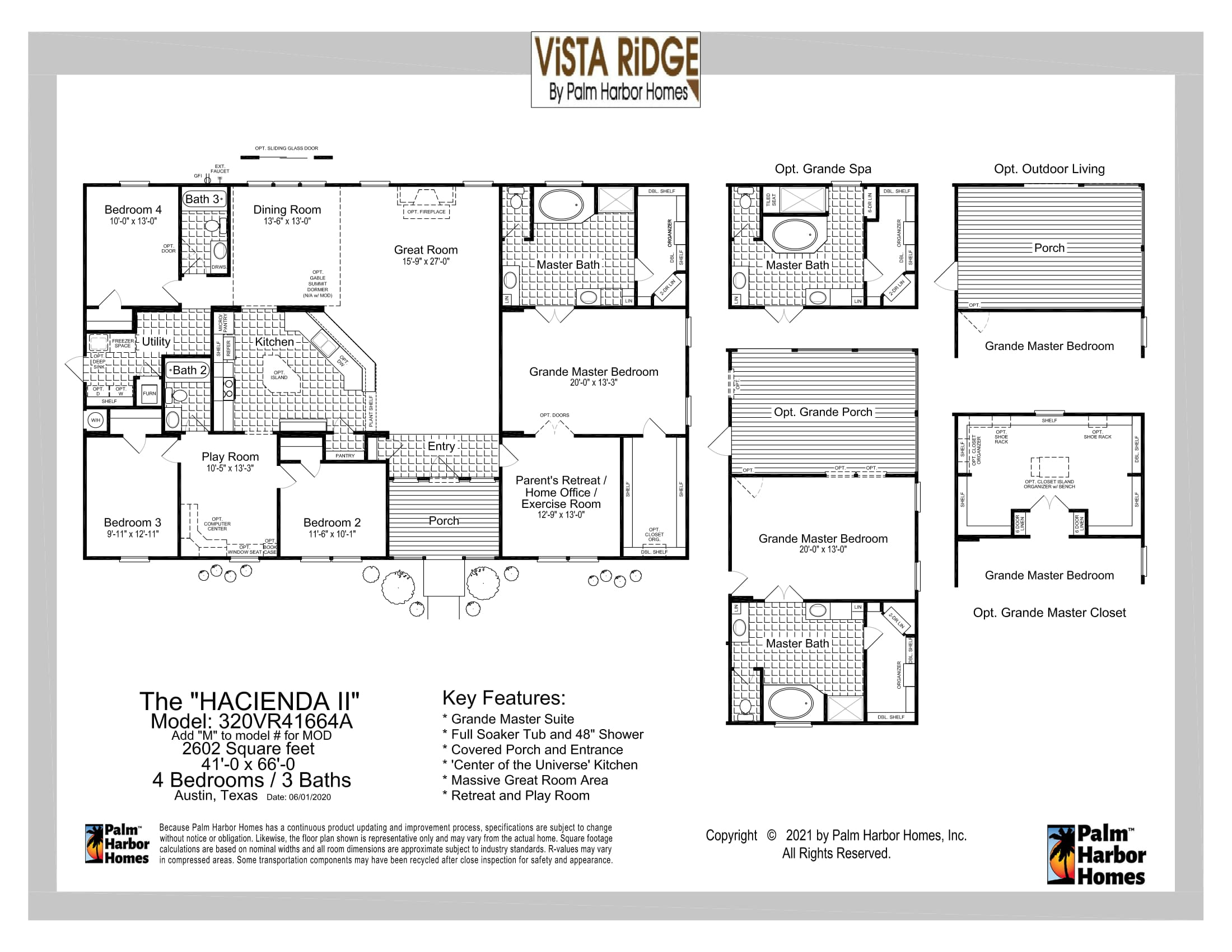 Vista Ridge The Hacienda II 320VR41664A by Palm Harbor Homes
